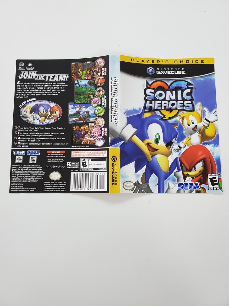 Sonic: Heroes [Player's Choice] (B)