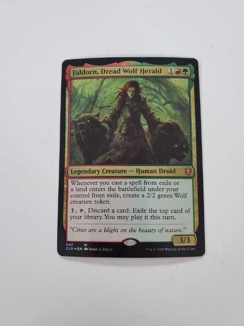 Faldorn, Dread Wolf Herald (Foil)