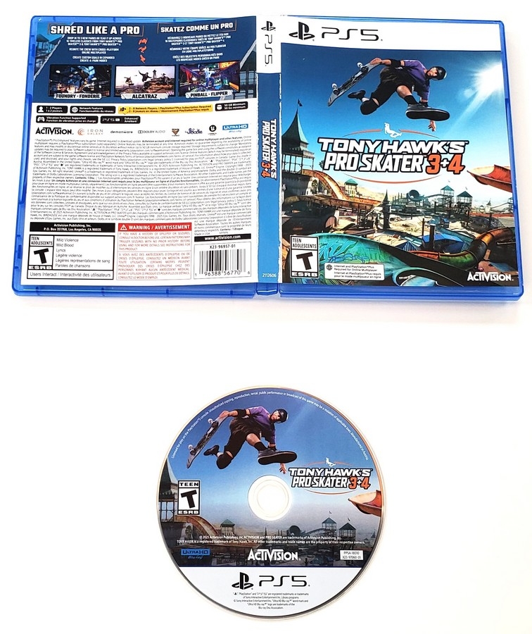 Tony Hawk's Pro Skater 3 + 4 (CIB)