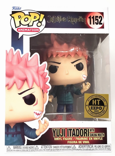Jujutsu Kaisen - Yuji Itadori with Sukuna Mouth (Hot Topic Exclusive Drop) #1152 (NEW)