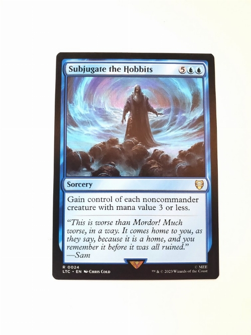 Subjugate the Hobbits