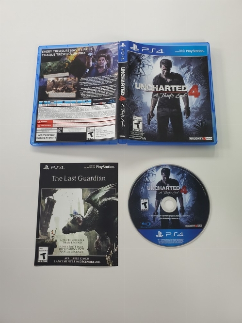 Uncharted 4: A Thief's End (CIB)