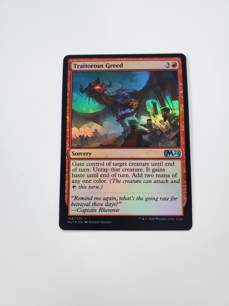 Traitorous Greed (Foil)