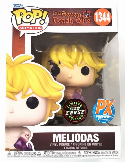 Seven Deadly Sins, The - Meliodas (Limited Glow Chase Edition) (PX Previews Exclusive) #1344 (NEW)
