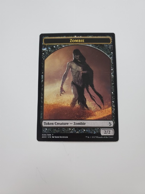 Temmet, Vizier of Naktamun // Zombie - Double-Sided Token