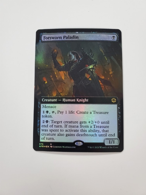 Forsworn Paladin (Extended Art) (Foil)