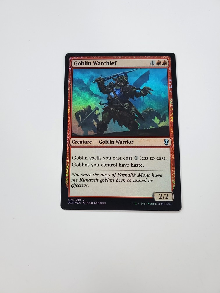 Goblin Warchief (Foil)