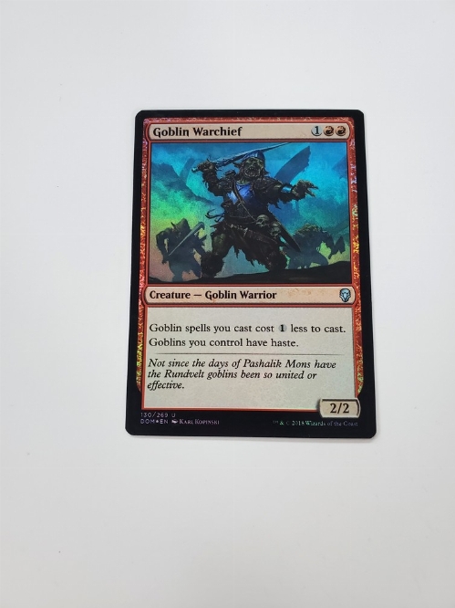 Goblin Warchief (Foil)