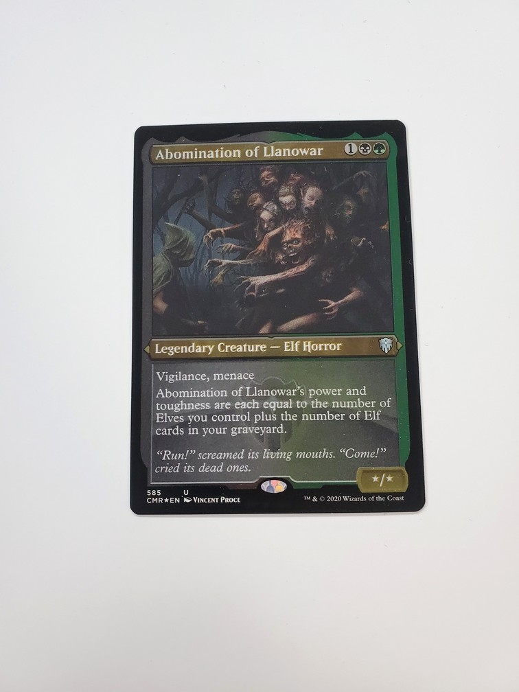 Abomination of Llanowar (Foil Etched)