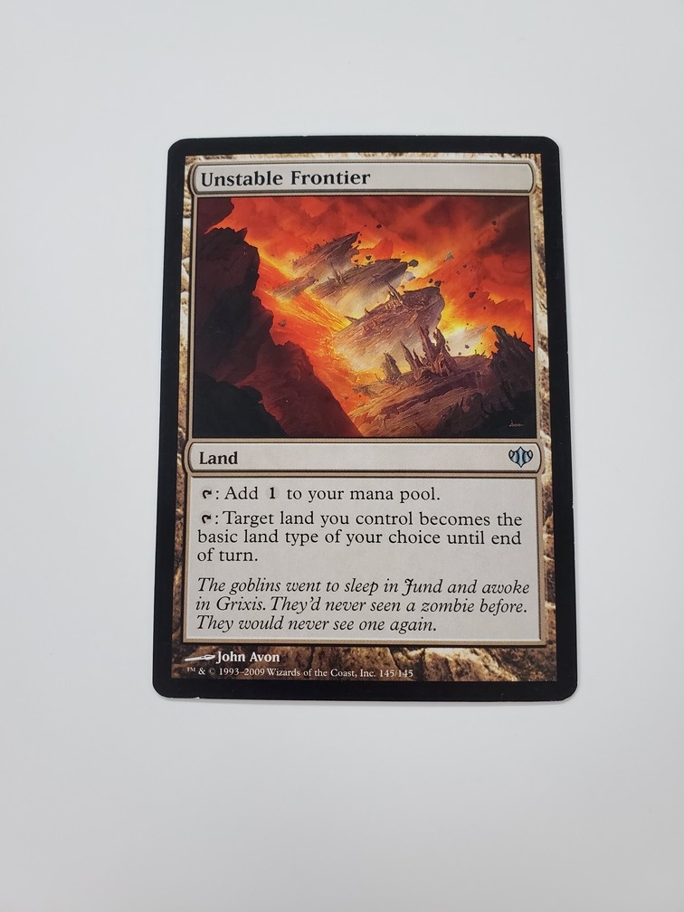 Unstable Frontier