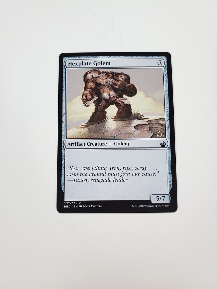 Hexplate Golem