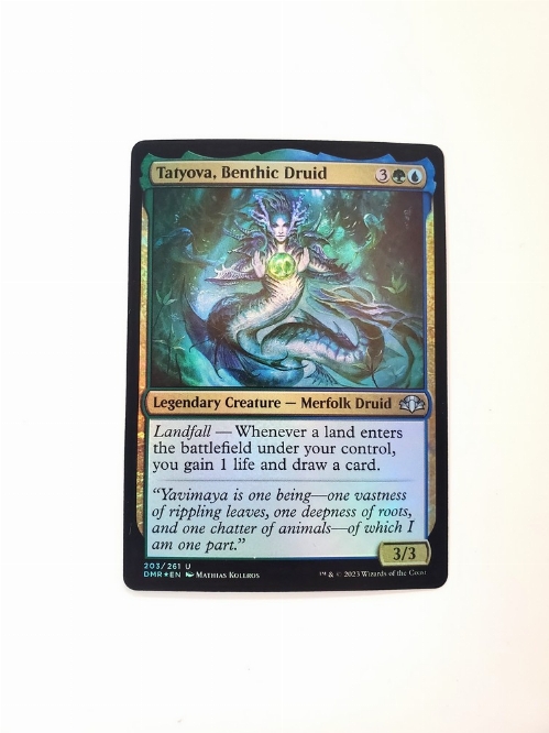 Tatyova, Benthic Druid (Foil)