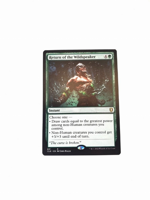Return of the Wildspeaker