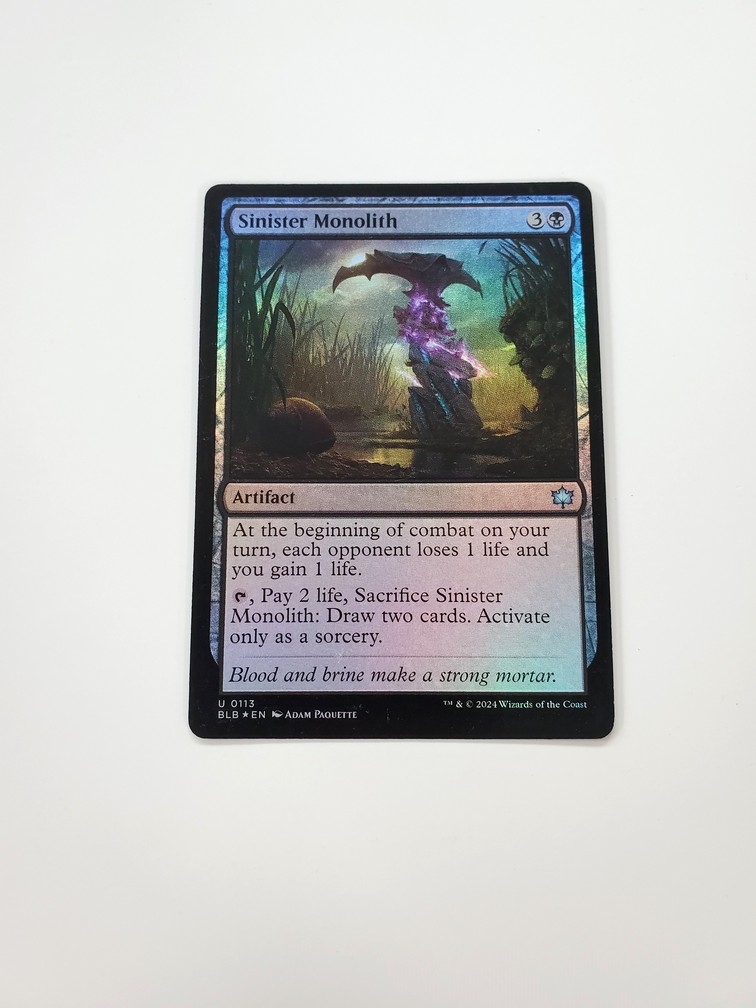 Sinister Monolith (Foil)