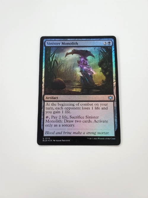 Sinister Monolith (Foil)