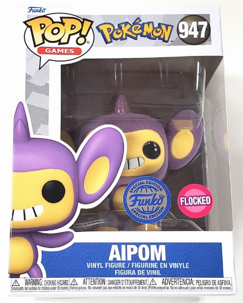 Pokémon - Aipom (Flocked Special Edition) #947 (NEW)