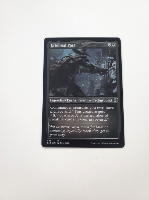 Criminal Past (Foil Etched)