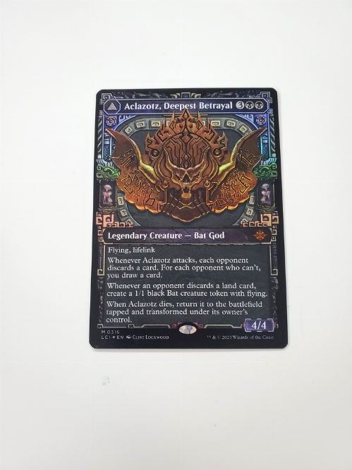 Aclazotz, Deepest Betrayal // Temple of the Dead (Showcase) (Foil)