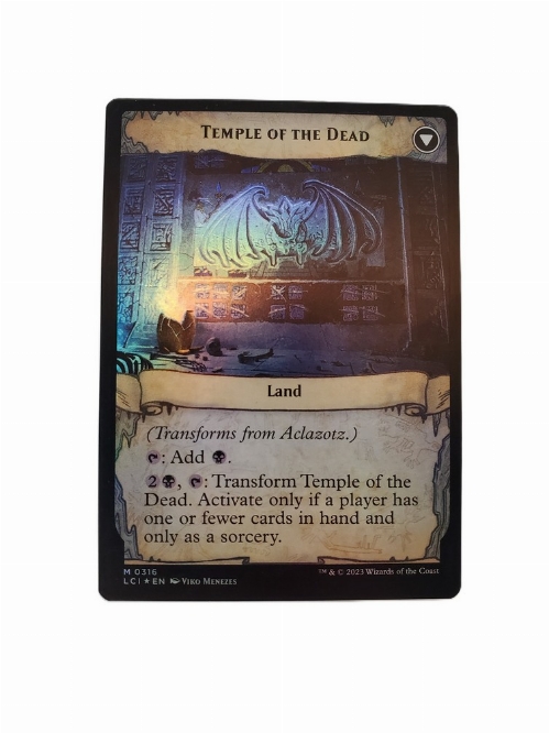 Aclazotz, Deepest Betrayal // Temple of the Dead (Showcase) (Foil)