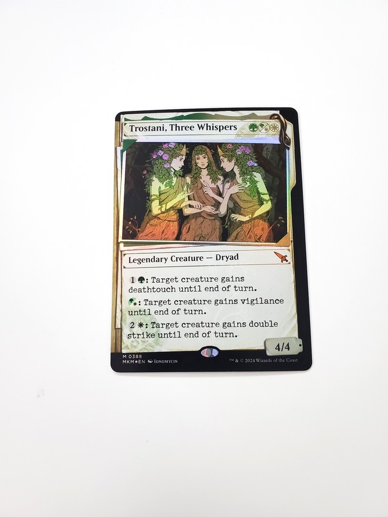 Trostani, Three Whispers (Showcase) (Invisible Ink) (Foil)