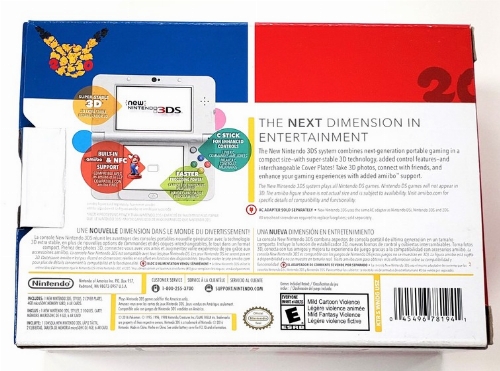 New Nintendo 3DS (Pokémon 20th Anniversary Edition) (CIB)