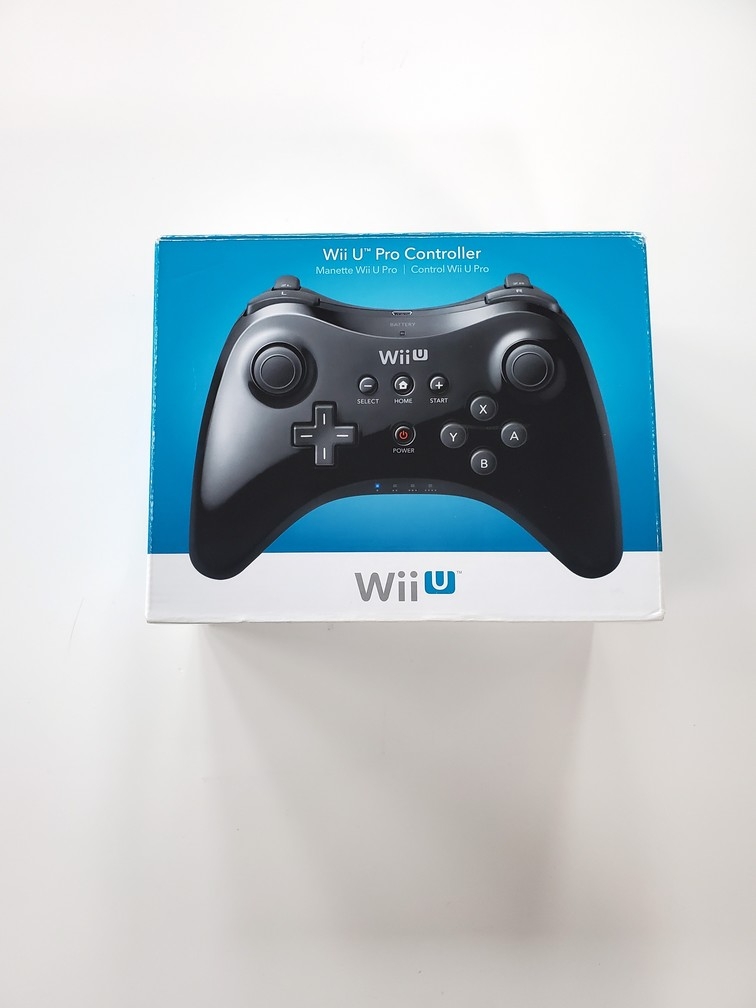 Nintendo Wii U Official Black Pro Controller (CIB)