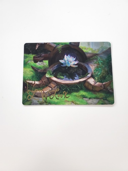 Timeless Lotus - Art Card (Gold-Stamped Signature)