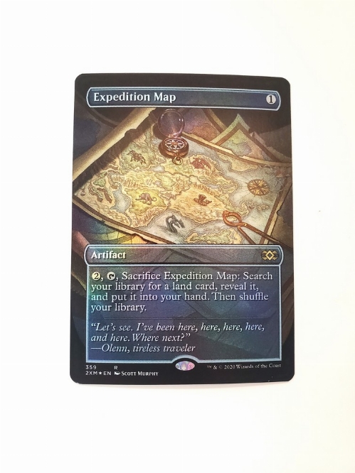 Expedition Map (Borderless) (Foil)