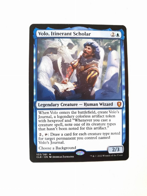 Volo, Itinerant Scholar