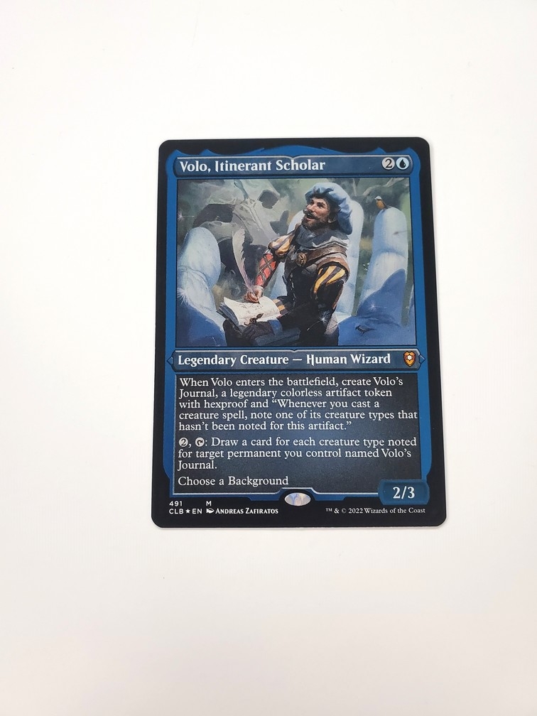 Volo, Itinerant Scholar (Foil Etched)