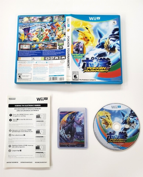 Pokken Tournament (Shadow Mewtwo Card Included) (CIB)