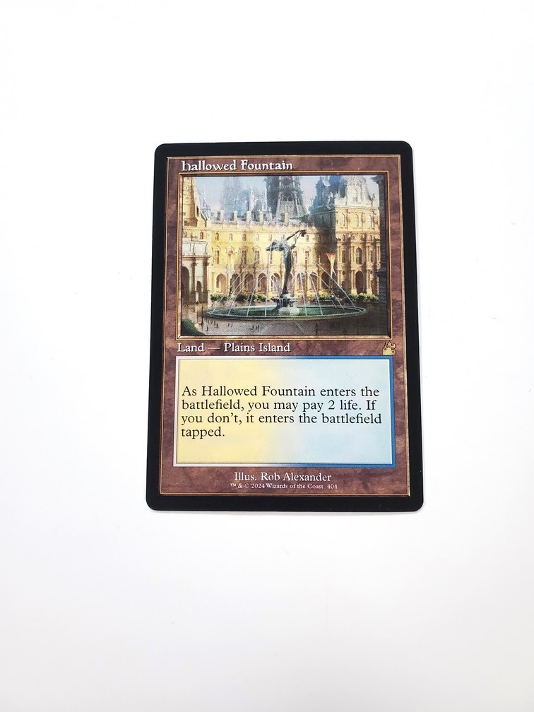 Hallowed Fountain (Retro Frame)