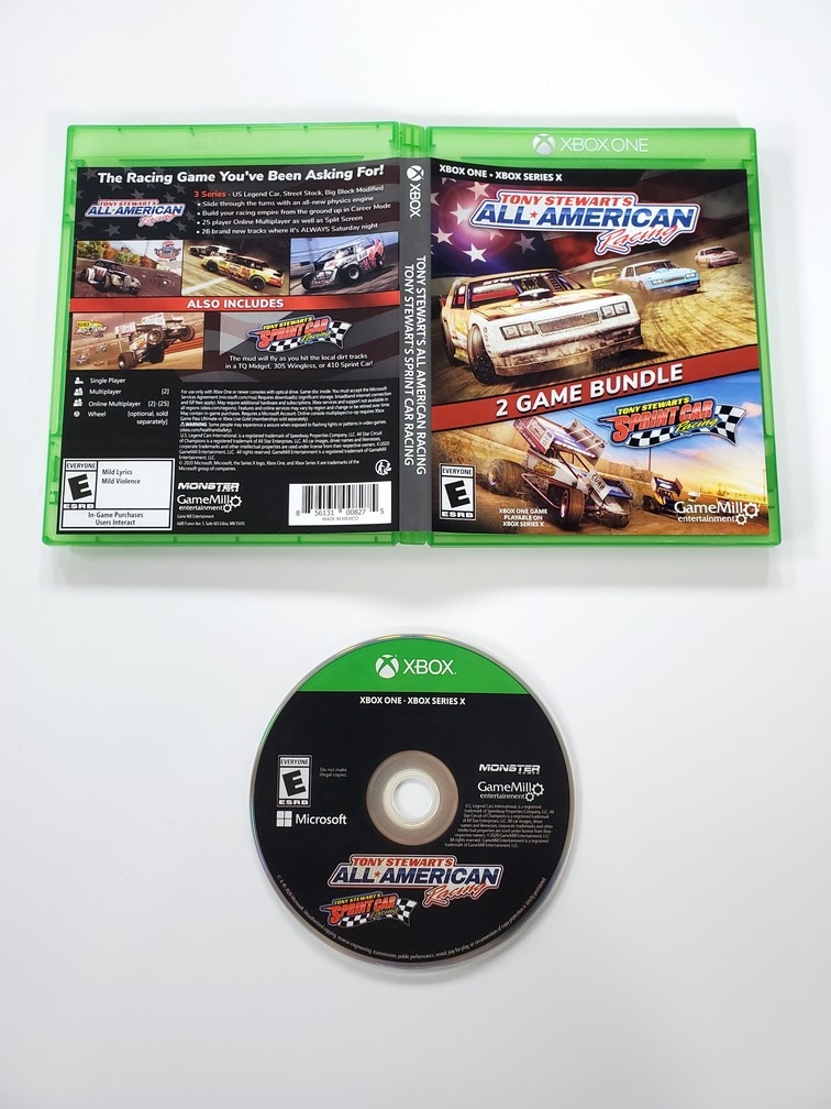 Tony Stewart's All American Racing + Tony Stewart's Sprint Car Racing - 2 Game Bundle (CIB)