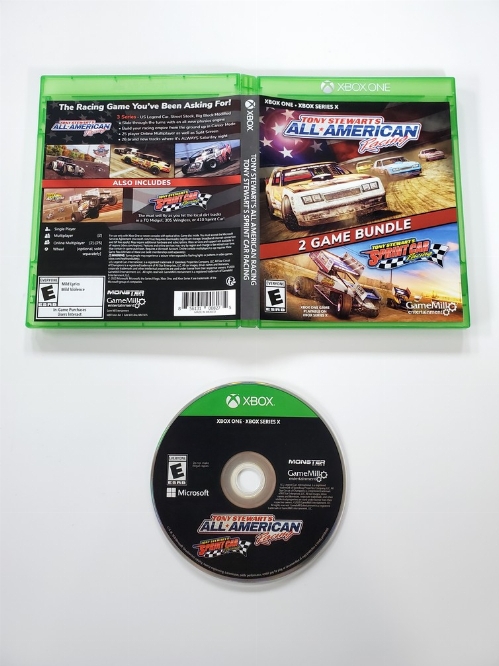 Tony Stewart's All American Racing + Tony Stewart's Sprint Car Racing - 2 Game Bundle (CIB)