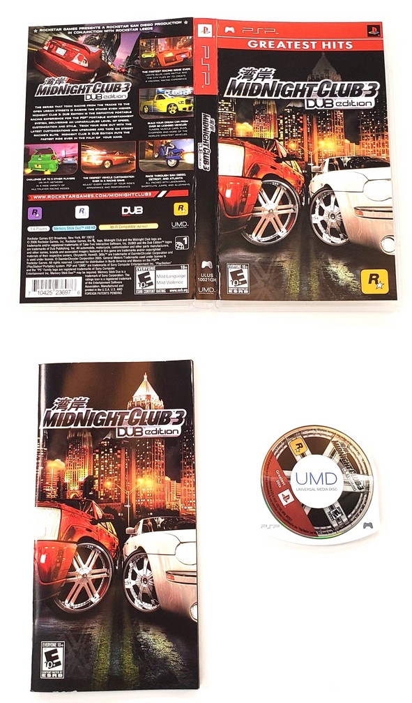 Midnight Club 3: DUB Edition [Greatest Hits] (CIB)