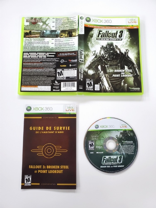 Fallout 3: Broken Steel & Point Lookout Add-On Pack (CIB)