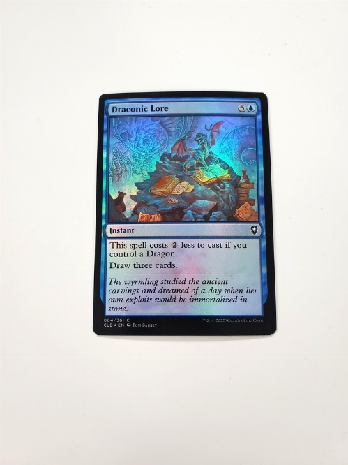 Draconic Lore (Foil)