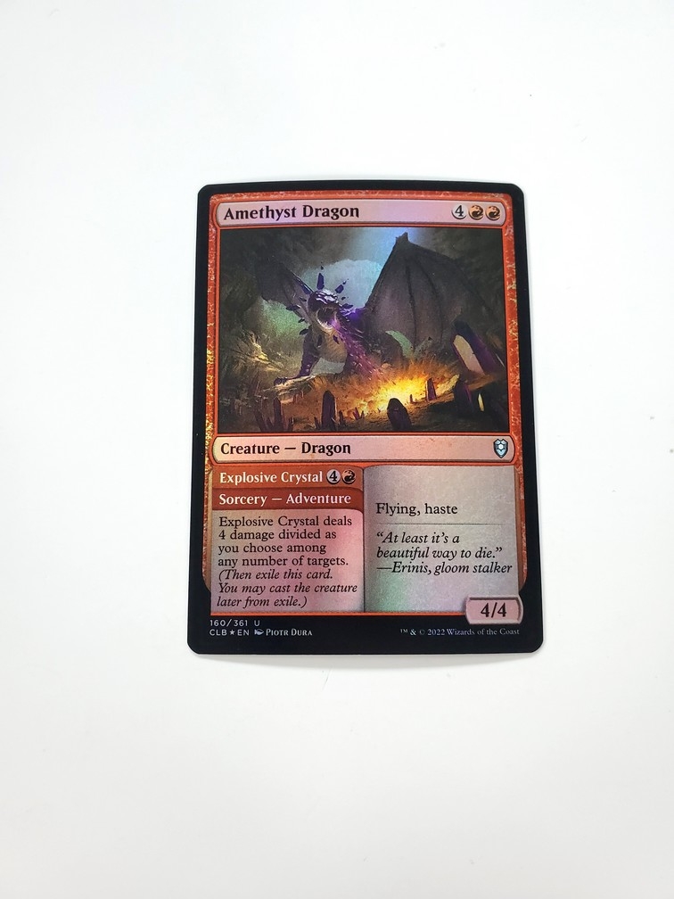 Amethyst Dragon // Explosive Crystal (Foil)