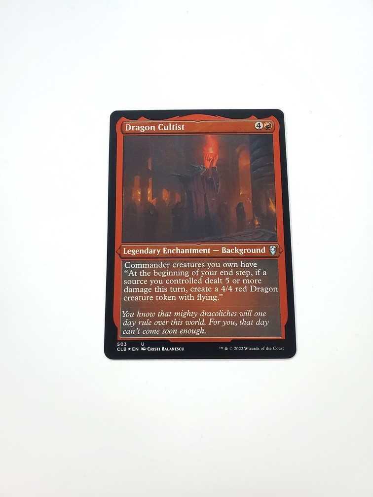 Dragon Cultist (Foil Etched)