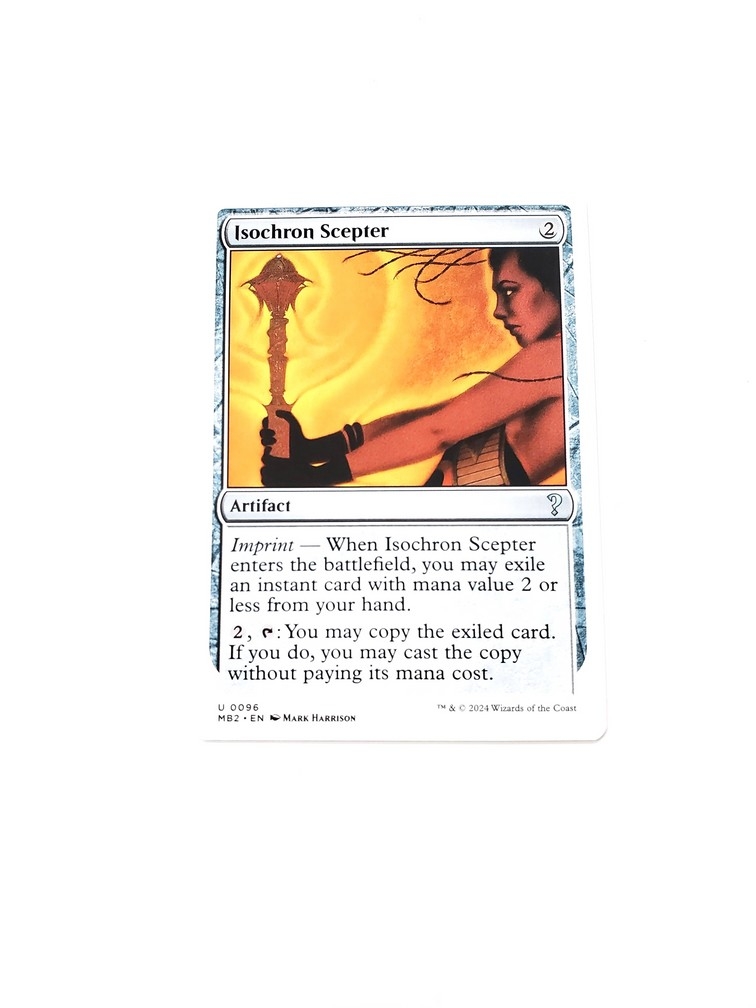 Isochron Scepter (White Border)