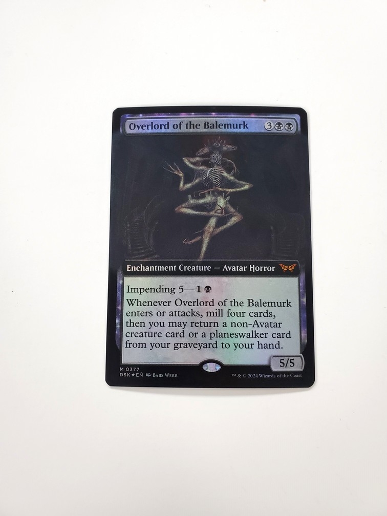 Overlord of the Balemurk (Extended Art) (Foil)