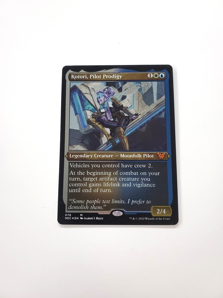 Kotori, Pilot Prodigy (Display Commander) - Thick Stock (Foil)