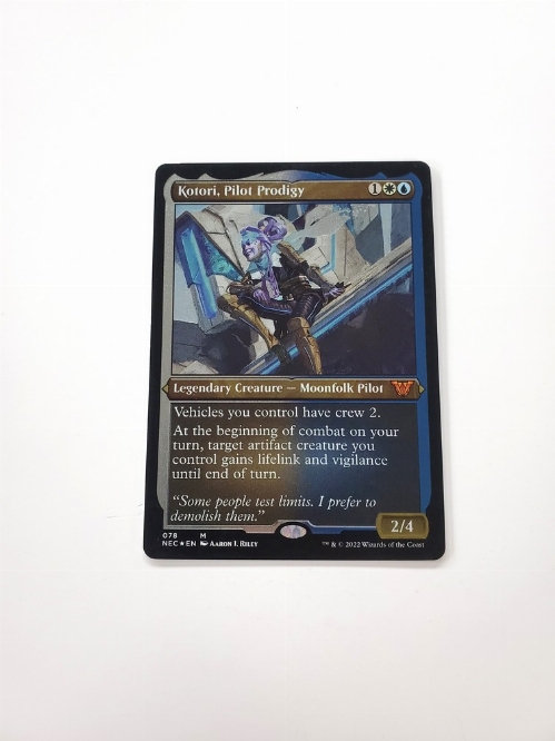 Kotori, Pilot Prodigy (Display Commander) - Thick Stock (Foil)