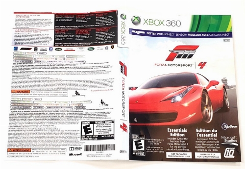 Forza: Motorsport 4 (Essentials Edition) (B)