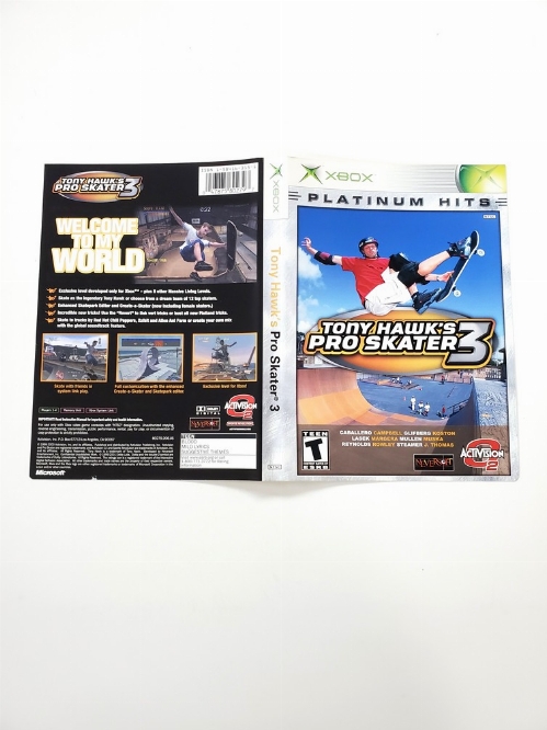 Tony Hawk's Pro Skater 3 (Platinum Hits) (B)