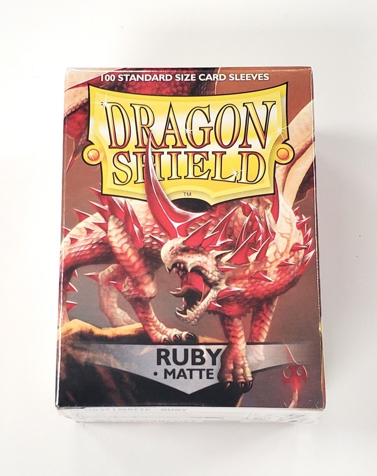 Dragon Shield: Ruby Matte - Standard Size (NEW)