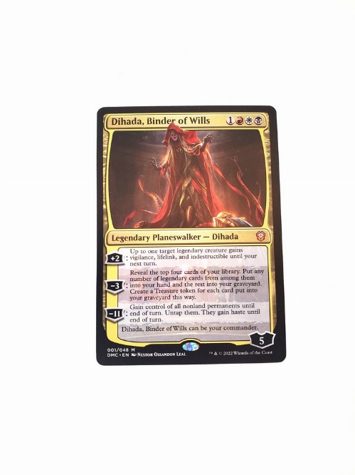 Dihada, Binder of Wills