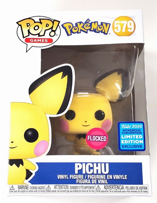 Pokémon - Pichu (Flocked) (2020 Wondrous Convention Limited Edition) #579 (NEW)