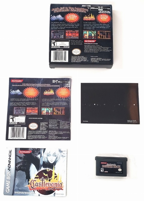 Castlevania: Harmony of Dissonance & Castlevania: Aria of Sorrow (Double Pack) (CIB)