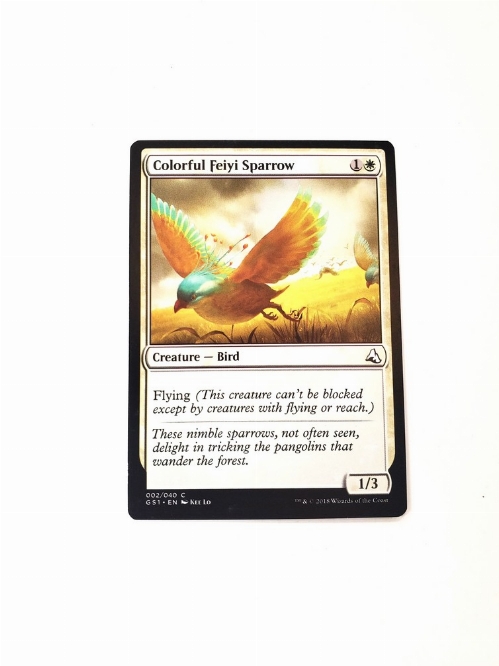 Colorful Feiyi Sparrow